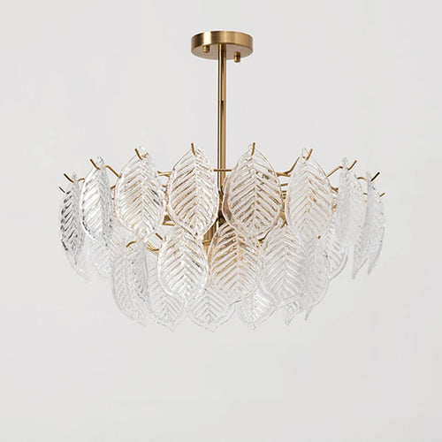 lustre moderne en verre pour décoration intérieure élégante et raffinée