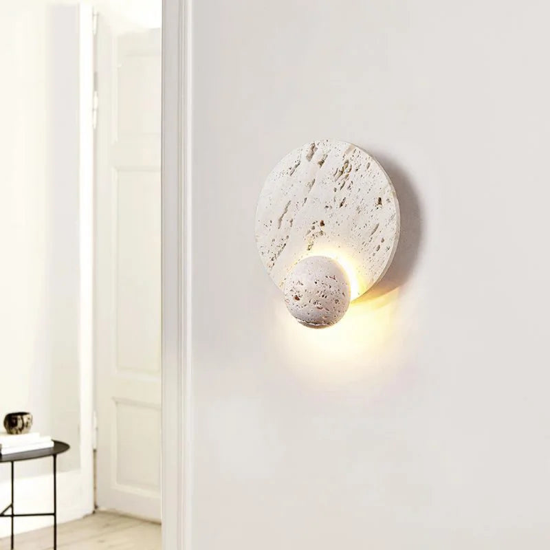 applique murale design pierre naturelle led pour décoration moderne - vue 4 sur 6