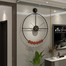 Modern Simple Iron Wall Clock, Home Decoration, Living Room, Creative, Fashion