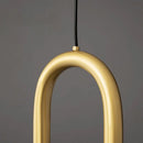 Moderne LED-Pendelleuchte Ellipse mit Höhenverstellung