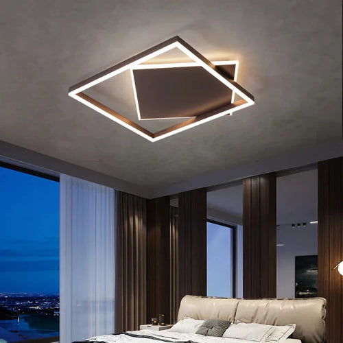 plafonnier moderne à leds pour éclairage intérieur décoration