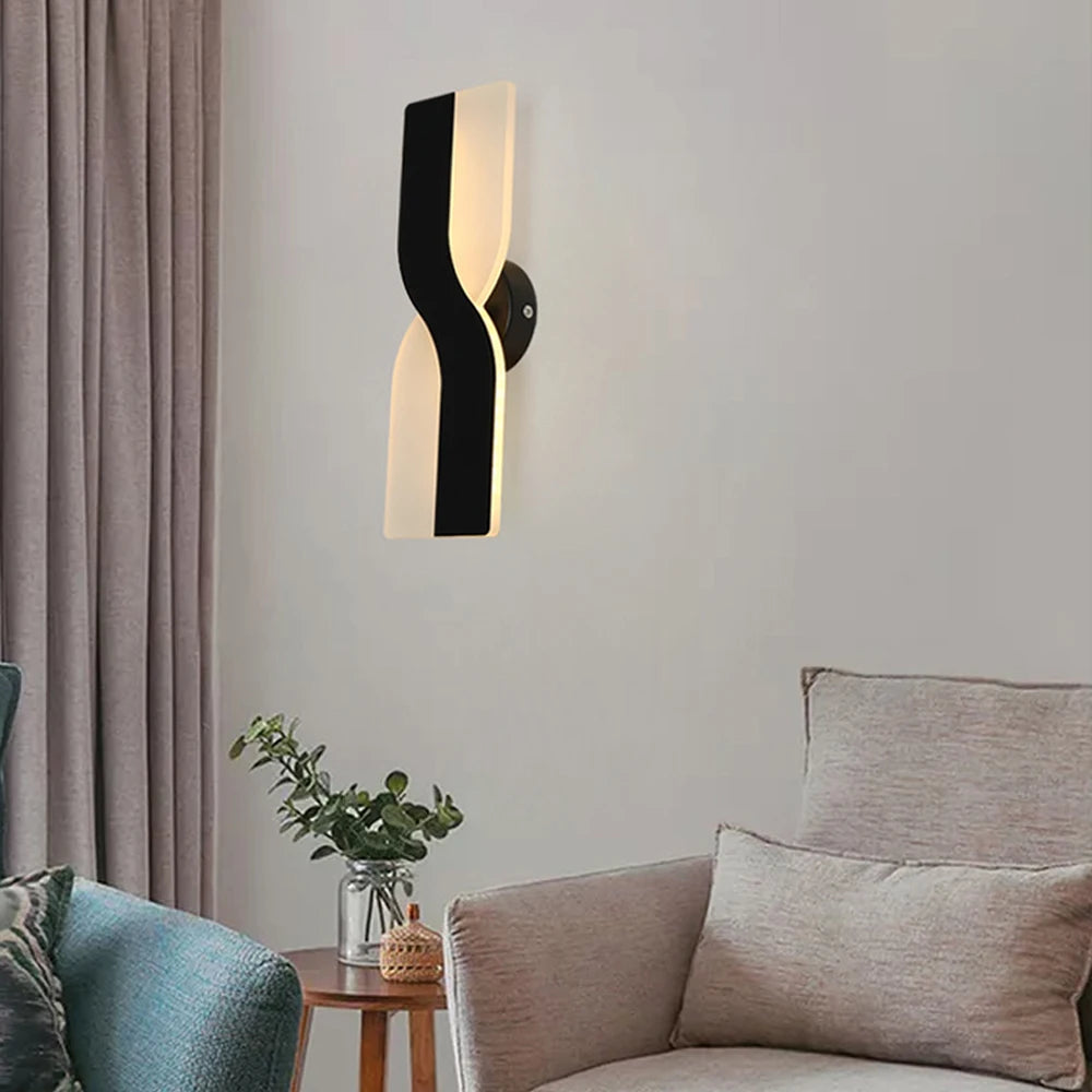 applique murale led moderne pour allée balcon et porche - vue 7 sur 8
