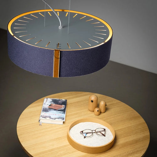 lampe suspendue moderne en tissu feutré pour styliste créatif
