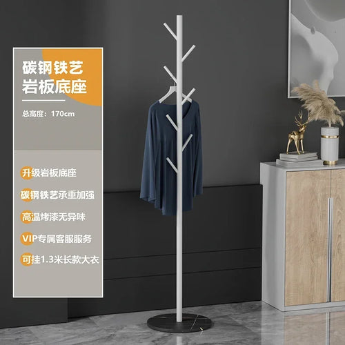 Multifunctional Floor Coat Rack, Hat Hanger, Tree Style, Freestanding Handbag Organizer, Luxury Storage Stand, 7 Hooks - vue 26 sur 28