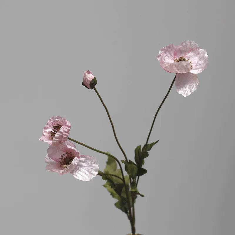 fleur artificielle coquelicot pour décoration de fête et jardin - vue 13 sur 18