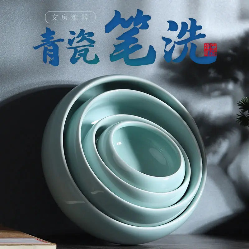stylo de lavage en céramique pour peinture chinoise - vue 3 sur 12