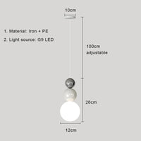lampe led suspendue design nordique moderne luminaire décoratif d'intérieur