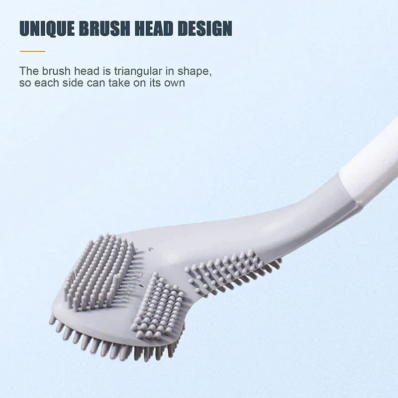 ensemble moderne de brosses hygiéniques pour salle de bain - vue 3 sur 9