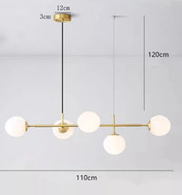 Moderner LED-Kronleuchter für das Esszimmer – dekorative Innenleuchte