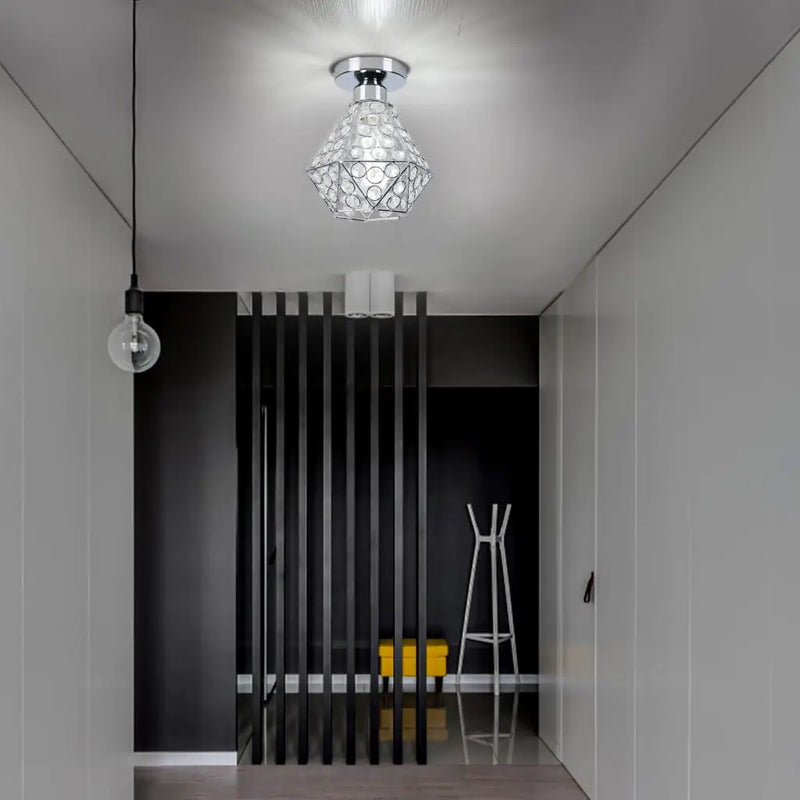 plafonniers modernes en cristal lustre éclairage décoratif pour maison