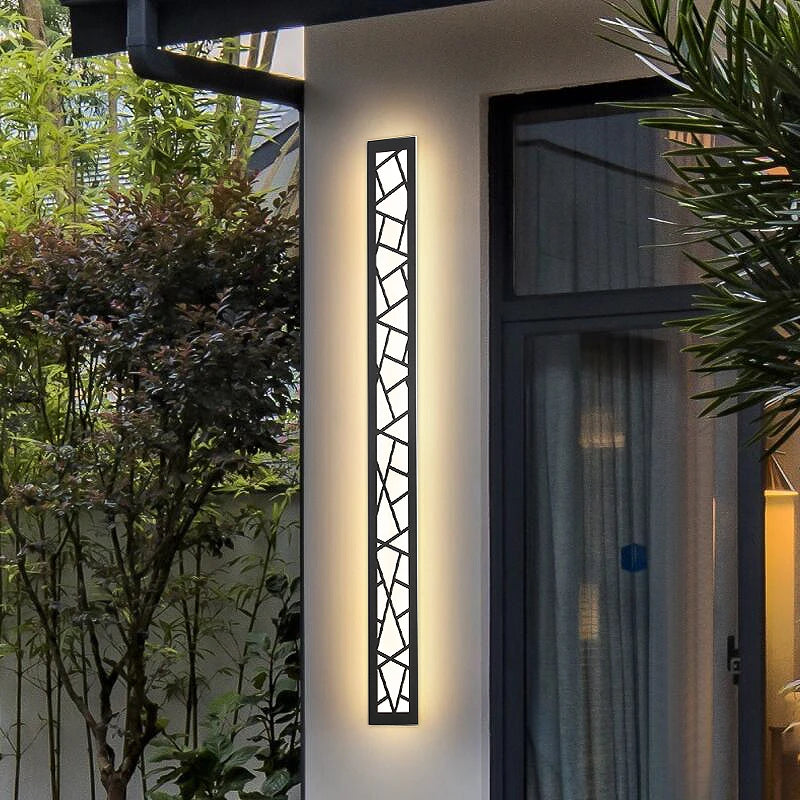 applique murale extérieure étanche en aluminium pour jardin et porche - vue 5 sur 6