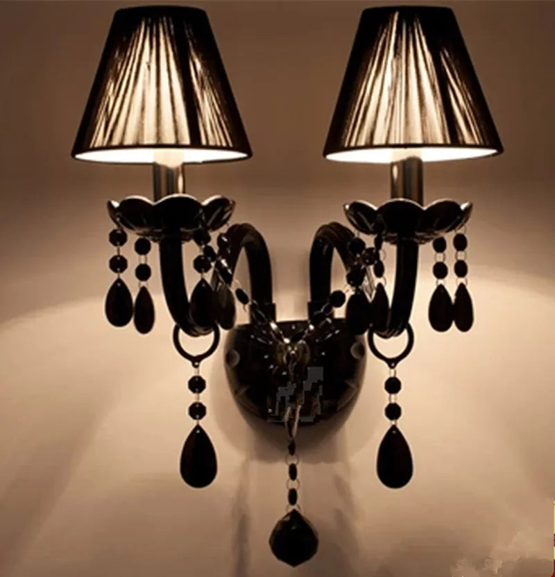 applique murale antique en cristal pour intérieur design élégant - vue 3 sur 10