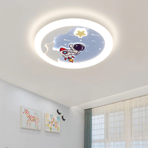 Plafonnier Astronaut für das Kinderzimmer, verspieltes und sicheres Design - vue 6 sur 7