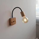 Wandleuchte Wabi Sabi Retro-Stil mit 360-Grad-Flexarm