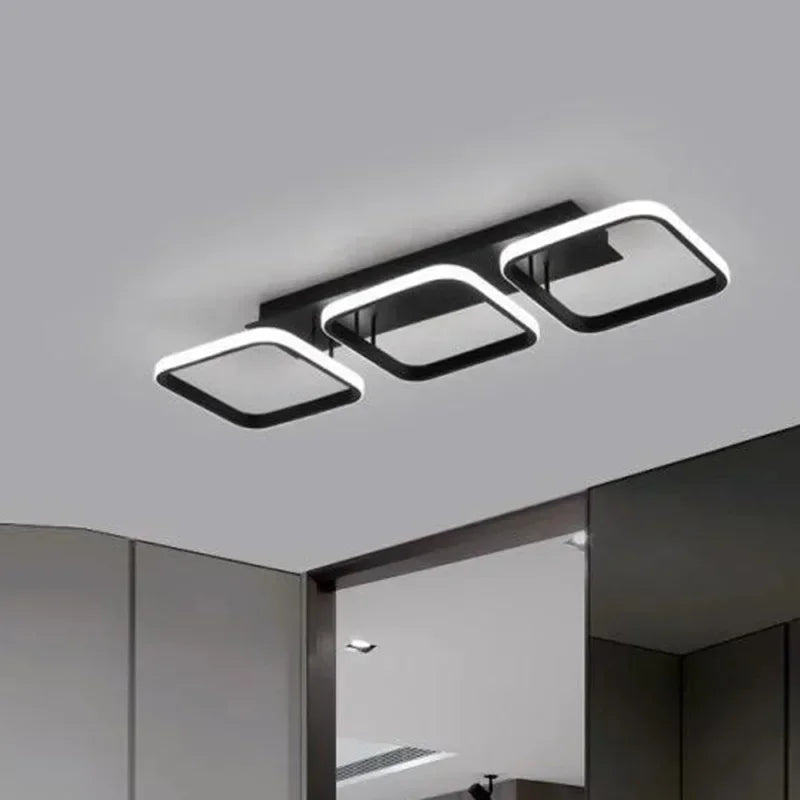 plafonnier moderne à leds pour éclairage intérieur décoratif - vue 5 sur 10