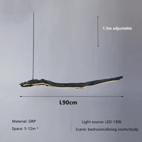 lustre wabi-sabi nordique led pour restaurant et café
