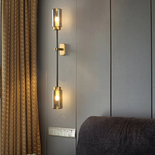 Wandleuchte aus Kupfer für elegante Innenbeleuchtung - vue 3 sur 8