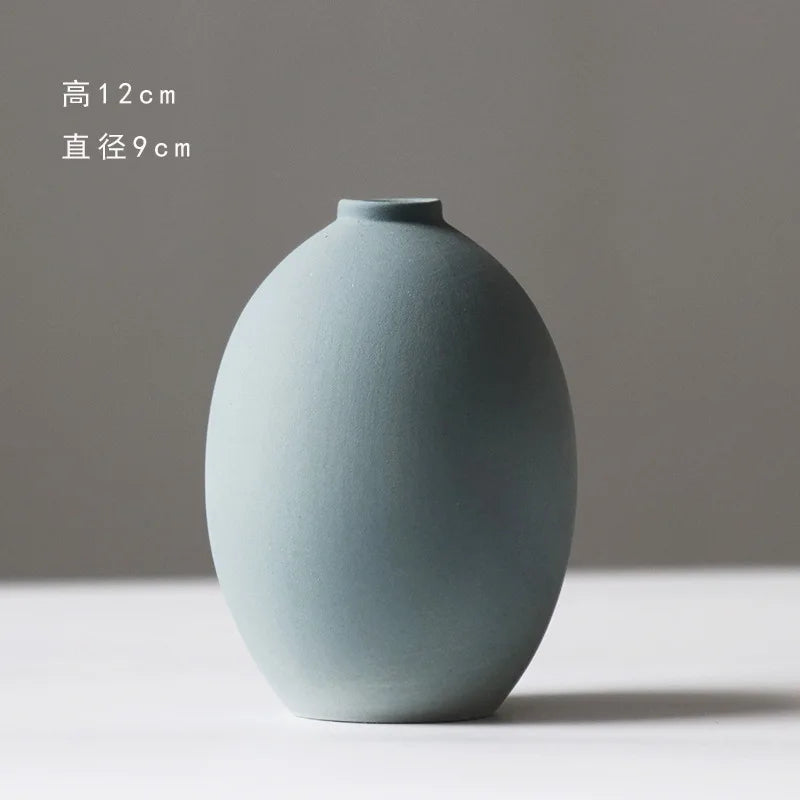 vase en céramique pour fleurs sèches décoration nordique créative - vue 10 sur 10