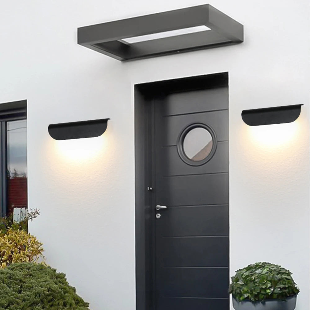 applique murale LED lampe extérieure IP65 étanche pour intérieur chambre escalier extérieur balcon couloir éclairage de jardin