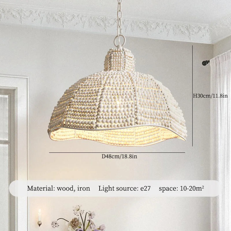 LED-Kronleuchter aus Holz im Vintage-Stil für die Inneneinrichtung