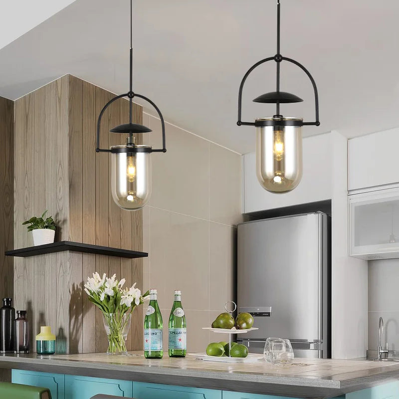 suspension en verre design minimaliste pour espace moderne - vue 5 sur 8