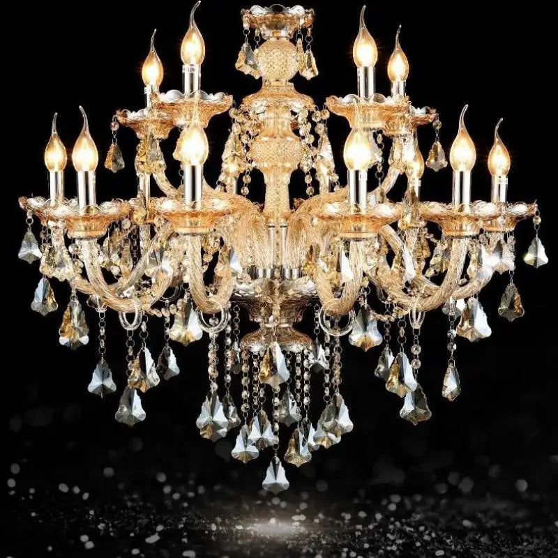 lustre en cristal moderne pour décoration intérieure élégante - vue 2 sur 15