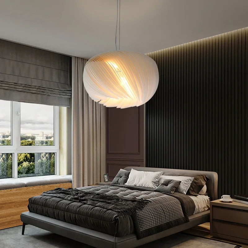 Suspension LED en acrylique au design nordique créatif - vue 6 sur 9