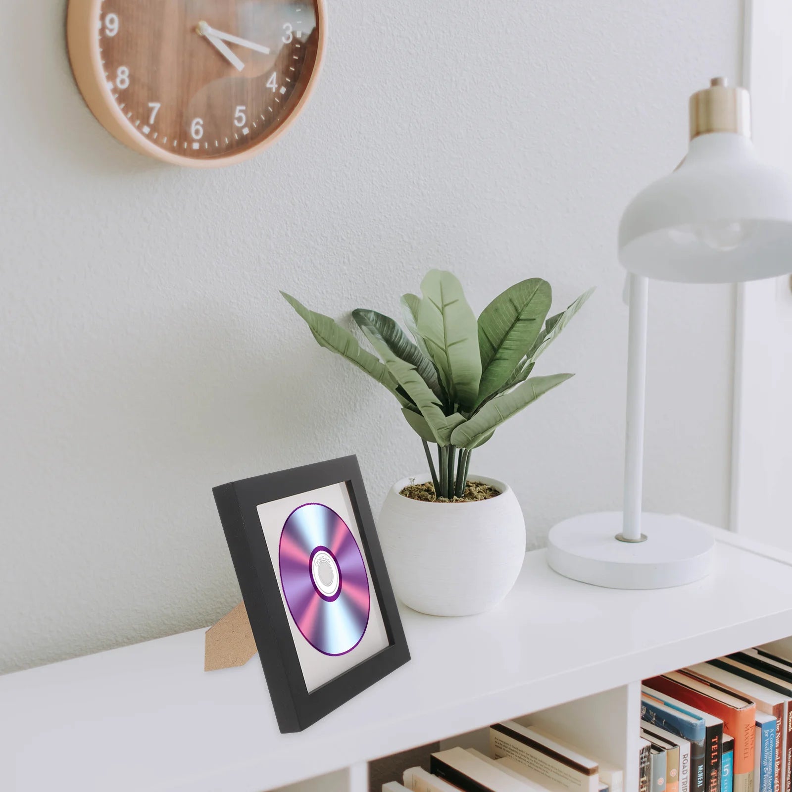 boîte de rangement pour disques vinyles et cadres photo - vue 8 sur 8