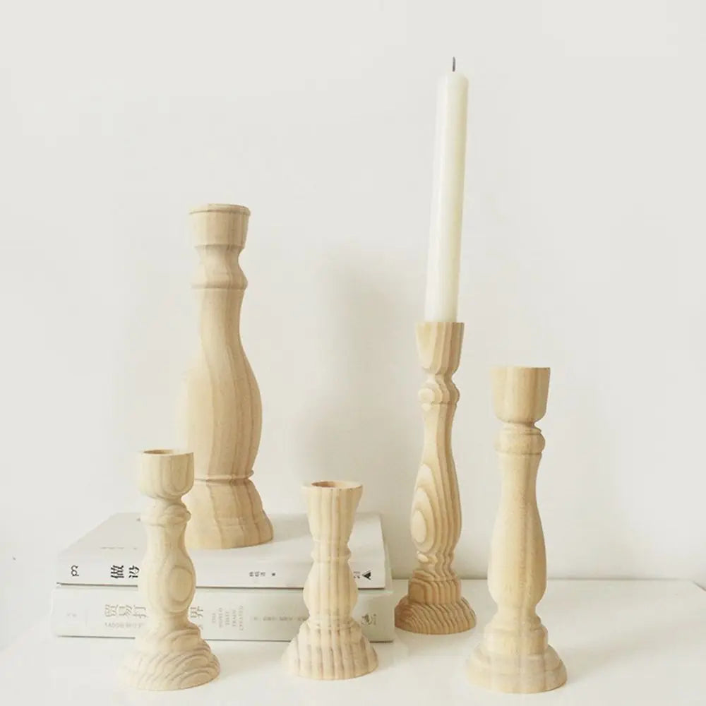 chandeliers rustiques rétro en bois pour fête mariage et artisanat - vue 5 sur 9