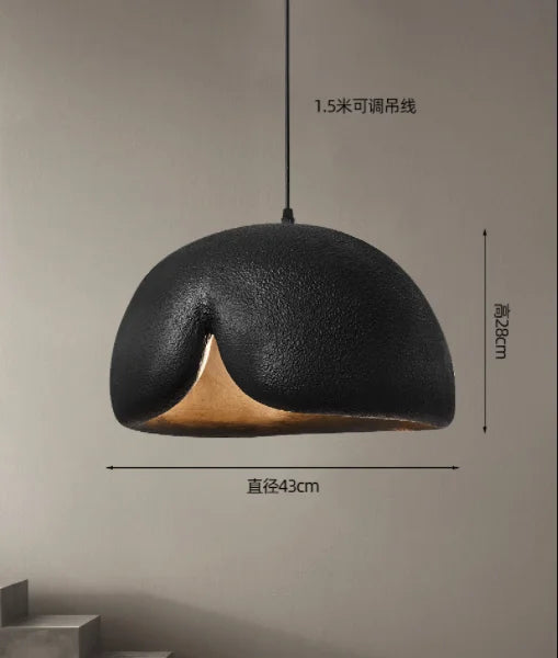 Nordischer minimalistisch Wabi Sabi LED-Kronleuchter Pendelleuchte für Loft-Dekor