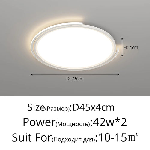 Moderne LED-Deckenleuchte für dekorative Innenbeleuchtung - vue 13 sur 14