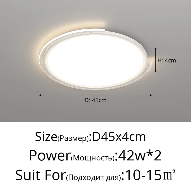 Moderne LED-Deckenleuchte für dekorative Innenbeleuchtung - vue 13 sur 14