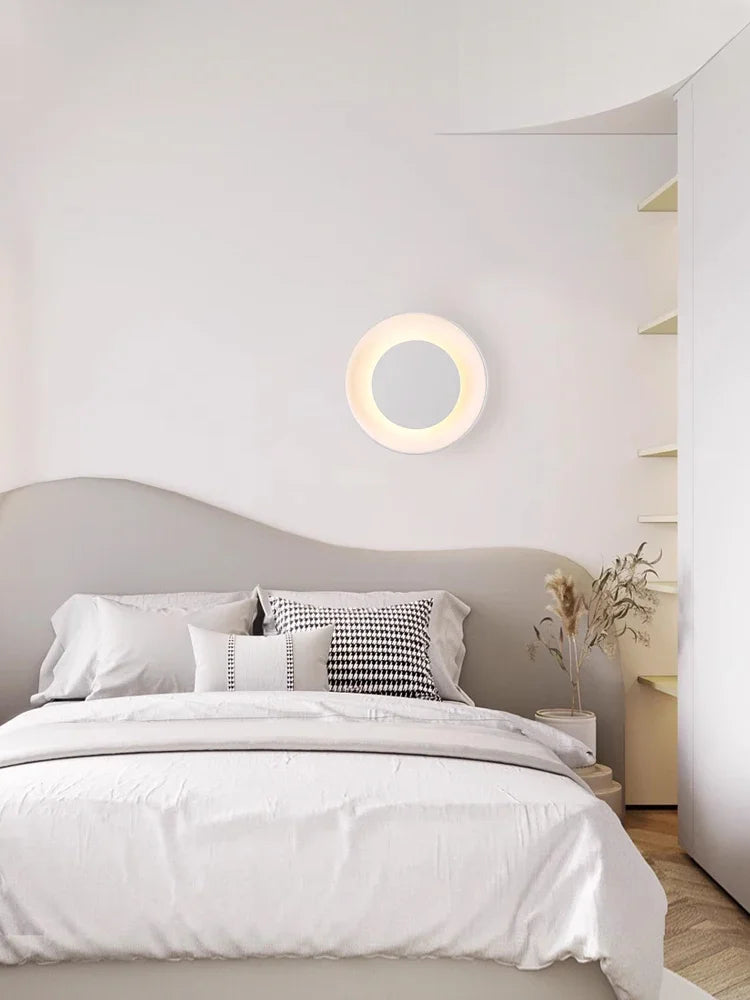 applique murale en plâtre design led moderne minimaliste créative