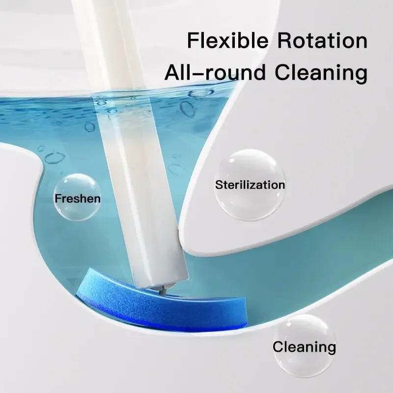 brosse de toilette jetable et outils de nettoyage pratiques - vue 5 sur 18
