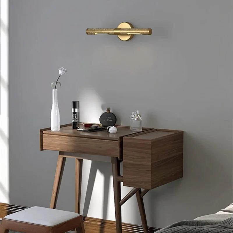 Applique murale de miroir en cuivre de Style américain - vue 4 sur 7