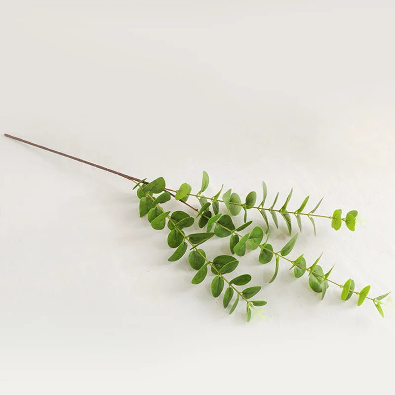 branche d'arbre d'eucalyptus en soie pour décoration intérieure - vue 7 sur 7