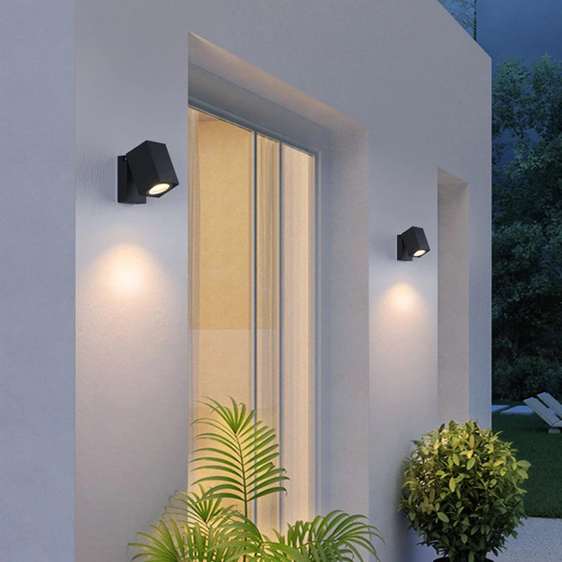 applique murale led pliable étanche pour extérieur décoratif - vue 5 sur 9