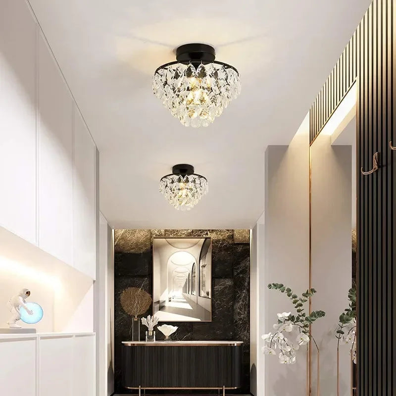 plafonnier moderne en cristal pour intérieur élégant et raffiné - vue 6 sur 9