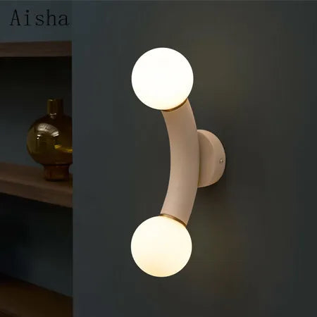 applique murale créative en forme de lune décorative pour éclairage intérieur - vue 5 sur 8