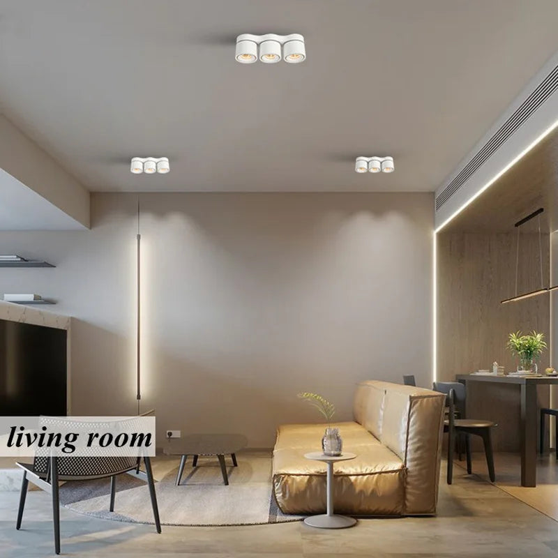 spots led rotatifs pliables à intensité variable pour éclairage intérieur - vue 8 sur 8