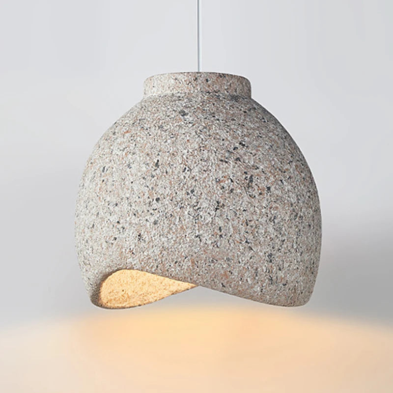 lustre wabi sabi nordique pour restaurant bar et décoration familiale - vue 6 sur 10