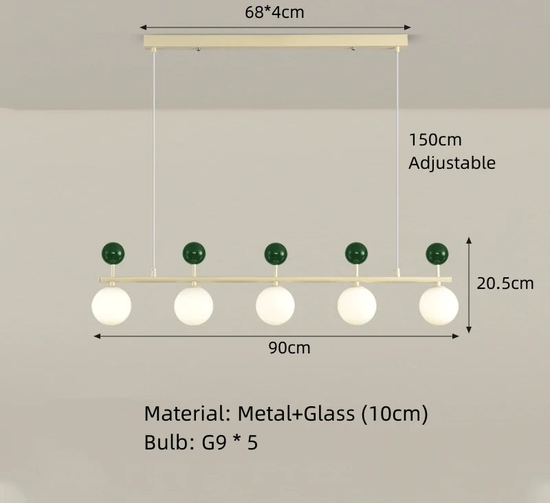 lustre en verre et métal 	 style éclairage dynamique