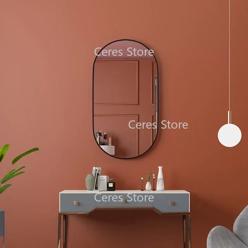 miroir décoratif suspendu pour salle de bain et maquillage