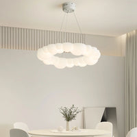 plafonnier led moderne design nordique en forme de nuage