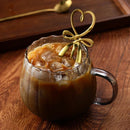 Tasses verre borosilicate 400 ml motif rayures