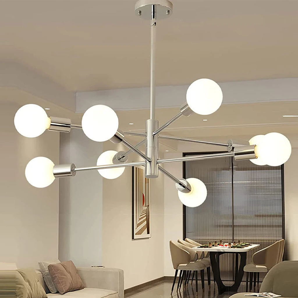 lustre moderne spoutnik pour un décor contemporain élégant - vue 8 sur 11