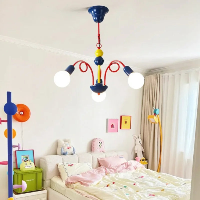suspension vintage memphis lustre médiéval fruits luminaire lampara - vue 5 sur 10
