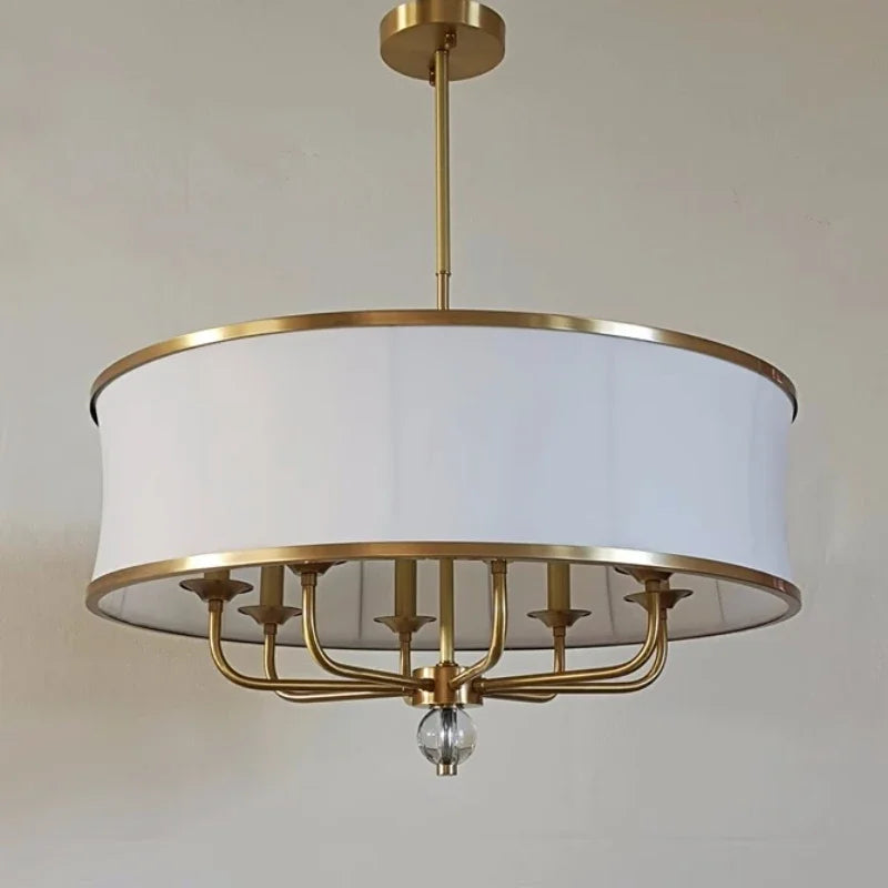 lustre led nordique tige suspension lampe foyer décoration maison - vue 3 sur 4