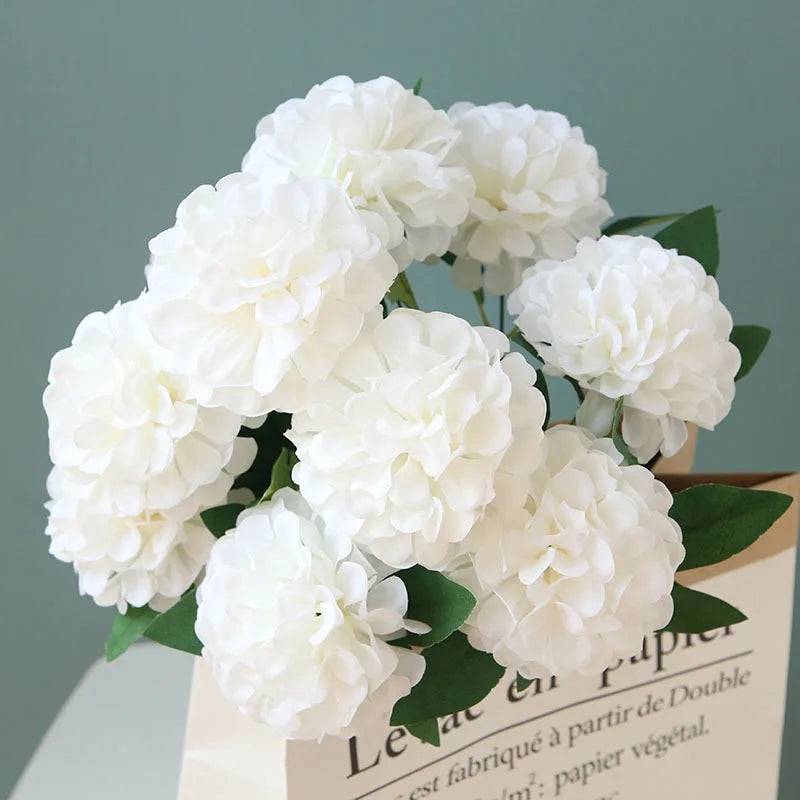 lot de 10 bouquets de pissenlit artificiels pour décoration intérieure et événements