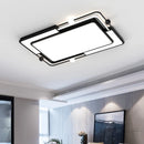 Moderne quadratische LED-Deckenleuchte zum Einbau, kreativ und schlicht